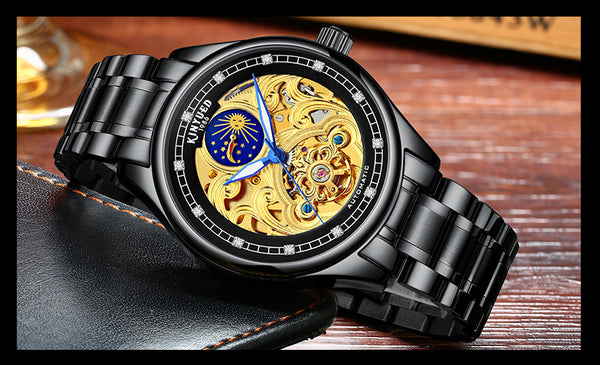 Reloj Mecánico Automático Hueco KINYUED