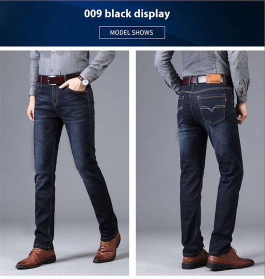 Jeans Hombre Corte Recto Suelto con Elastano - Image 13