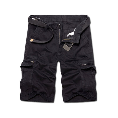 Shorts de Trabajo Europeos Estilo Casual Bolsillos Múltiples Algodón - Image 10