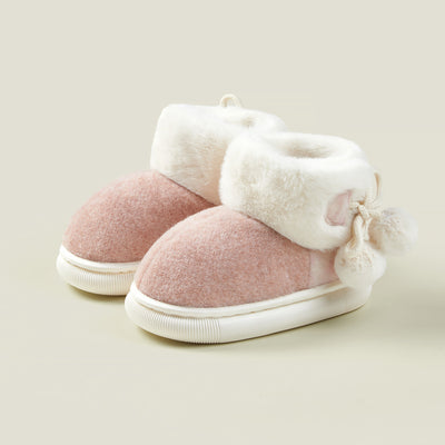 Pantuflas Térmicas Infantiles con Forro de Algodón y Felpa para Invierno - Image 3