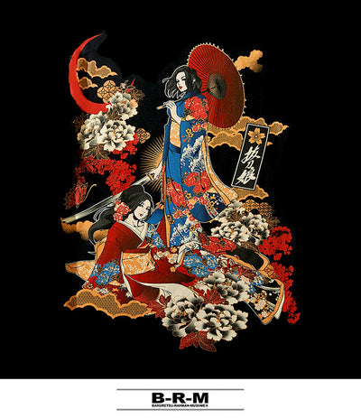 Cardigan Estilo Chino con Estampado Ukiyo-e - Image 3