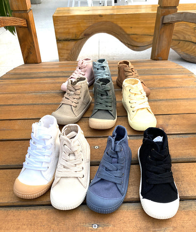 Tenis Canvas Infantiles de Suela Suave Estilo Coreano Primavera Otoño - Image 32