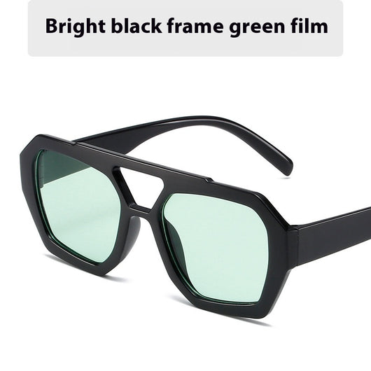 Minimalist square fashion sunglasses with a tortoiseshell frame and light brown lenses, angled view. - Image 13