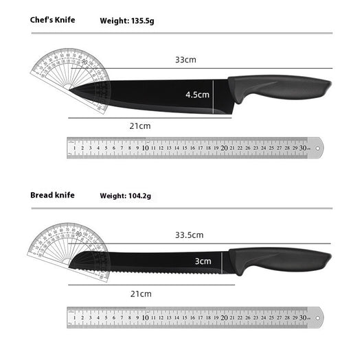 Juego de 7 Cuchillos de Acero Inoxidable Profesional para Cocina - Image 12