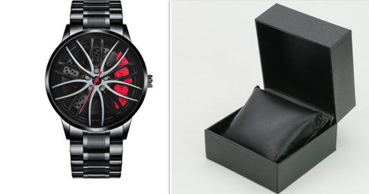 Reloj de Cuarzo Impermeable con Ruedas de Acero Inoxidable para Hombre - Image 30