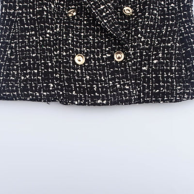 Saco Elegante Texturizado Doble Botonadura Manga Larga - Image 9