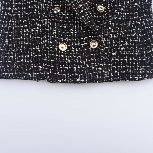 Saco Elegante Texturizado Doble Botonadura Manga Larga - Image 9