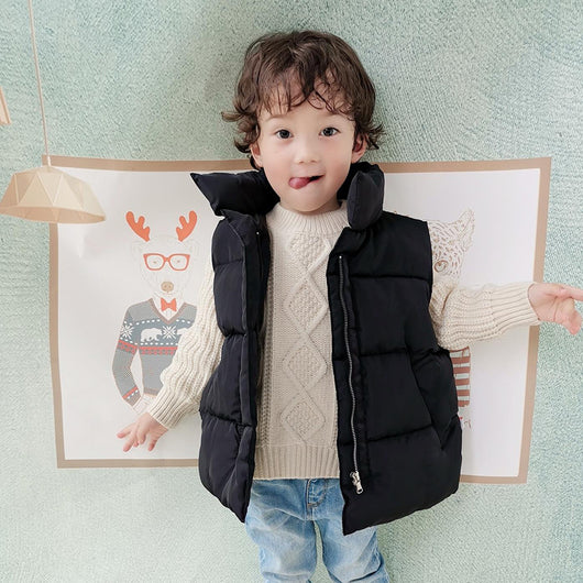Chaleco Acolchado de Algodón para Niños - Abrigo Otoño Invierno - Image 11
