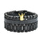 Pulsera de Acero Inoxidable para Hombre con Piña y Texto Romano