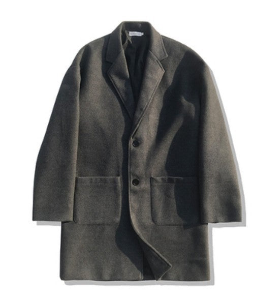 Abrigo de Lana Slim Fit para Hombre - Elegancia Moderna - Image 25