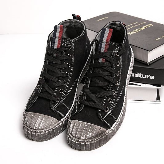 Zapatos casuales negros con efecto desgastado - Image 2