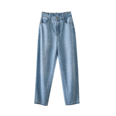 Pantalones Rectos Cintura Alta Holgados - Image 13