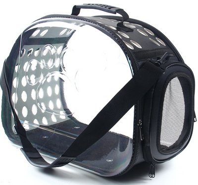 Mochila Transportadora Transparente para Gatos y Perros - Plegable y Respirable - Image 6