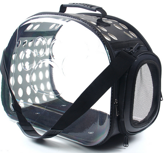 Mochila Transportadora Transparente para Gatos y Perros - Plegable y Respirable - Image 6