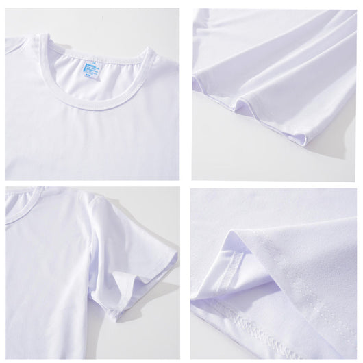 Playera Couple's con Corazón y Flecha - Unisex Manga Corta Blanca - Image 3