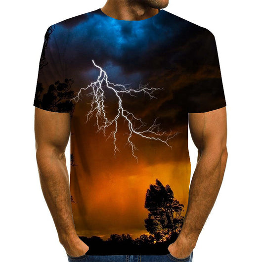 Playera 3D Árbol de Rayo