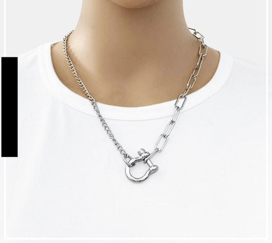 Collar Unisex Acero Titanio con Cierre Herradura - Diseño Moderno y Versátil - Image 10