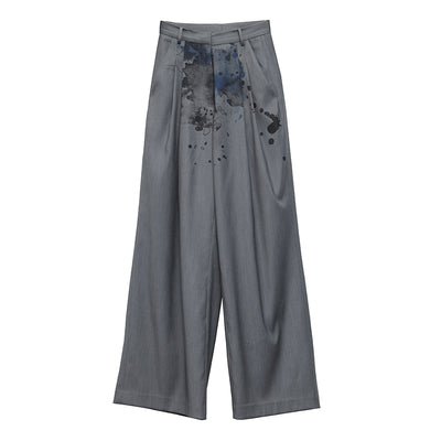 Pantalones de Vestir Casual con Estampado Tinta - Image 10