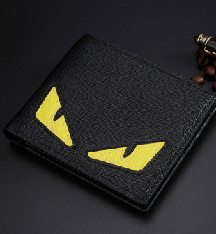 Billetera Corta para Hombre con Diseño de Punto de Cruz - Image 7
