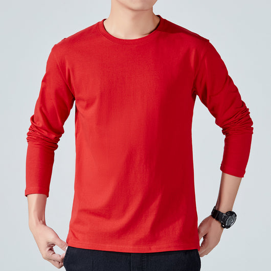 Camiseta Manga Larga Básica de Algodón para Hombre - Image 7