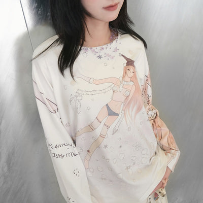 Blusa Edelweiss Manga Larga Suelta para Niña - Image 10