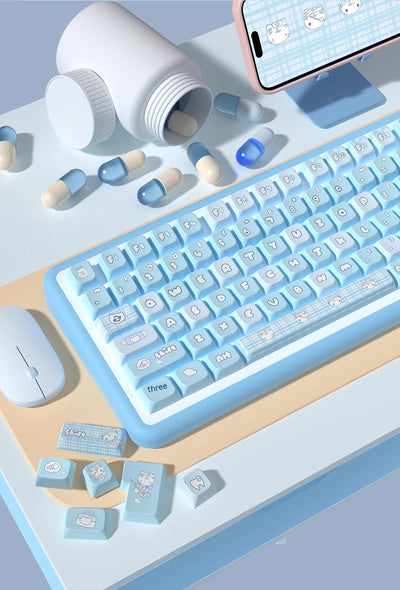 Set Completo de Teclado Gaming con Diseño Térmico de 5 Caras y Sublimación - Image 16