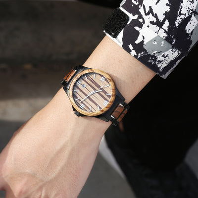 Reloj de Cuarzo para Hombre con Sándalo Negro - Image 12