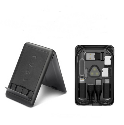Organizador Portátil 5 en 1: Bolsa Multiusos para Cables, Tarjetas y Cargador Inalámbrico - Image 7