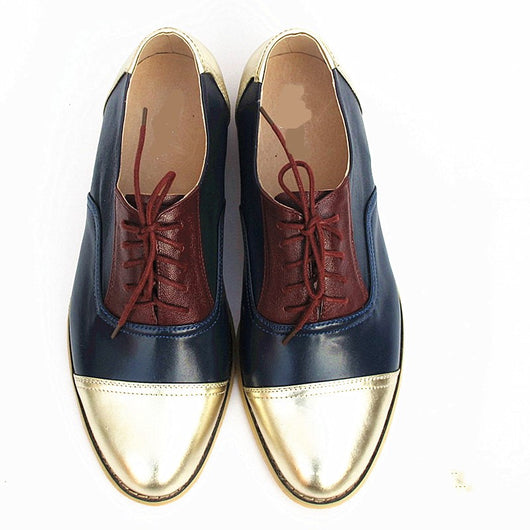 Zapatos Oxford Planos de Cuero para Mujer - Image 15