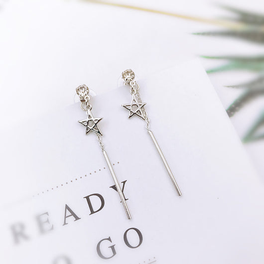 Aretes Coreanos Asimétricos con Flor de Perla y Moño - Image 31