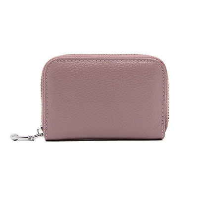 Billetera Compacta de Cuero Genuino con Protección RFID para Mujer - Image 10