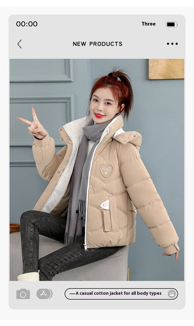 Abrigo Cálido Estilo Coreano Oversize Versátil - Image 12