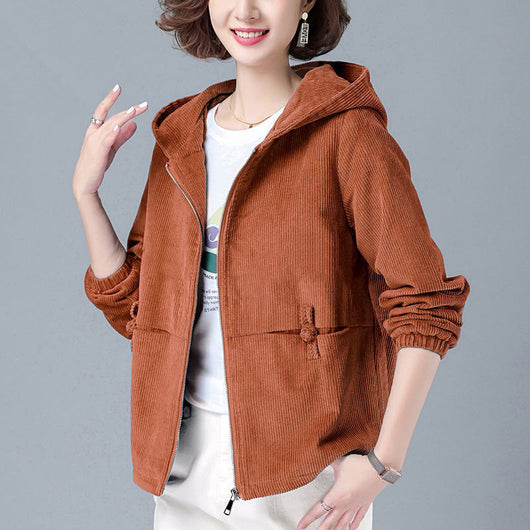 Chaqueta de Pana para Mujer Otoño Invierno - Estilo Casual Versátil - Image 8