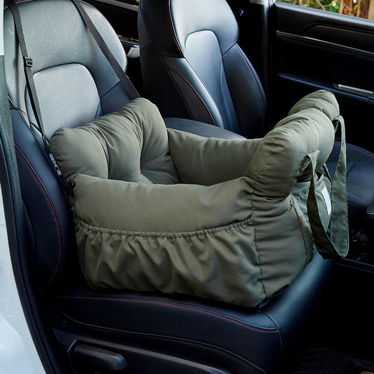 Cama de Seguridad para Mascotas en Auto - Asiento Auxiliar Multifuncional