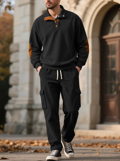 Sudadera y Pantalón de Pana con Cuello Alto y Acceso Controlado - Image 6