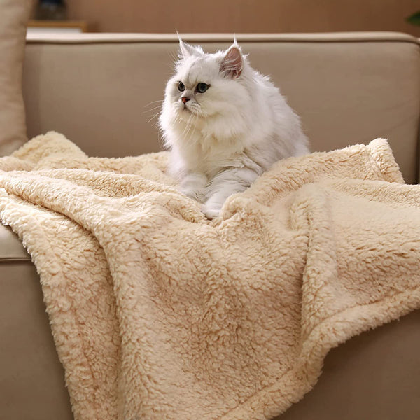 Manta de Terciopelo de Algodón para Mascotas - Calidez y Confort