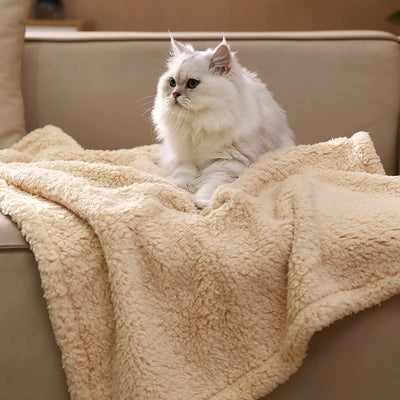 Manta de Terciopelo de Algodón para Mascotas - Calidez y Confort