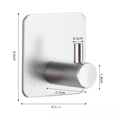 Gancho Adhesivo de Acero Inoxidable sin Clavo - Aluminio Premium - Image 12