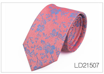 Corbata Casual Moderna con Estampado Floral - Ancho 6cm - Image 8