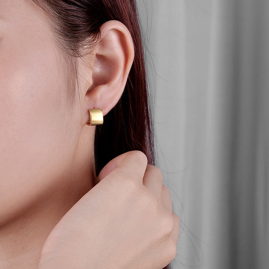 Aretes de Plata 925 Cuadrados Anchos - Joyería Elegante - Image 8