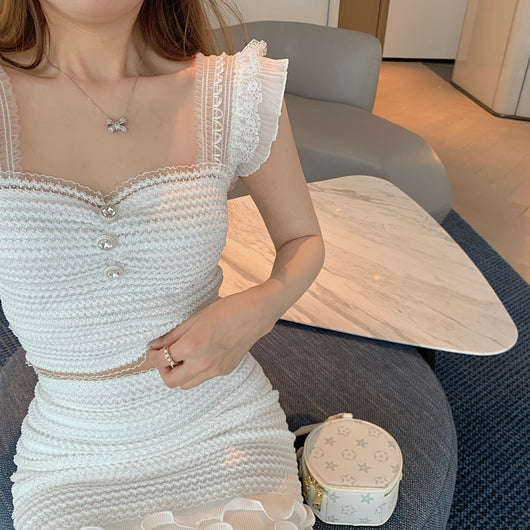 Falda Corta con Encaje y Bolsillo Alto para Mujer - Image 13