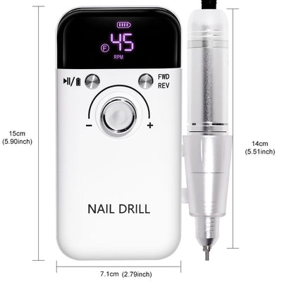 Máquina Profesional de Pulido de Uñas 45000 RPM - Removedor de Esmalte - Image 3