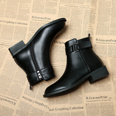 Botas Martin Vintage de Caña Media con Punta Redonda - Image 12