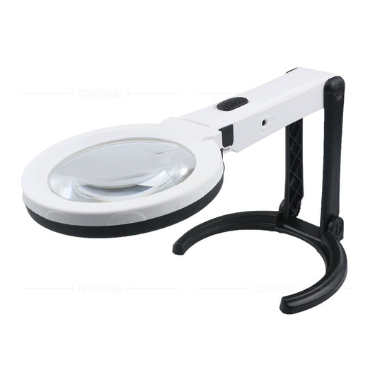 Lupa de Escritorio Plegable con 10 Luces LED y Fuente Externa - Image 5