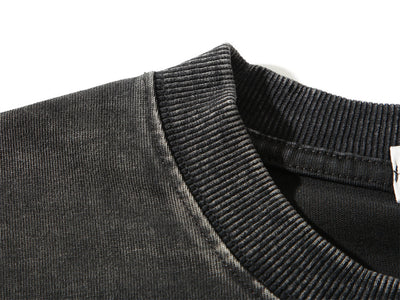 Camiseta Calavera Desgastada para Hombre - Estilo Vintage Rock - Image 14