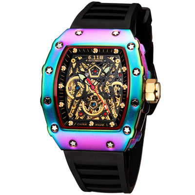 Reloj Automático Mecánico con Fondo Transparente - Image 5