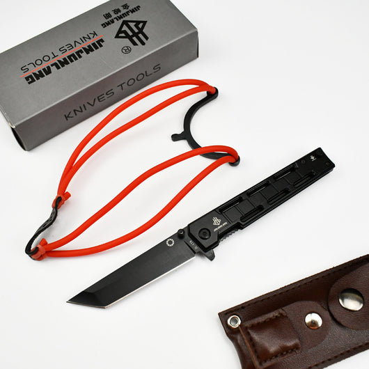 Cuchillo de Camping Multifuncional Plegable para Defensa Personal - Image 13