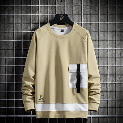 Suéter Hombre Talla Grande Cuello Redondo Manga Larga - Image 2