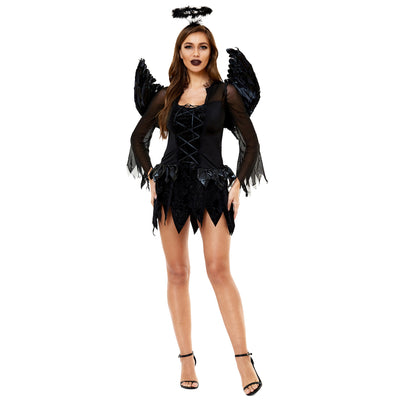 Disfraz Ángel Negro Vampiro Bruja para Fiesta de Máscaras - Image 19