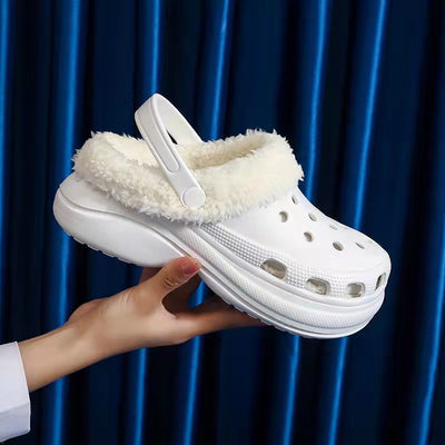 Pantuflas Invierno Mujer con Suela Gruesa y Velludo Desmontable - Image 13